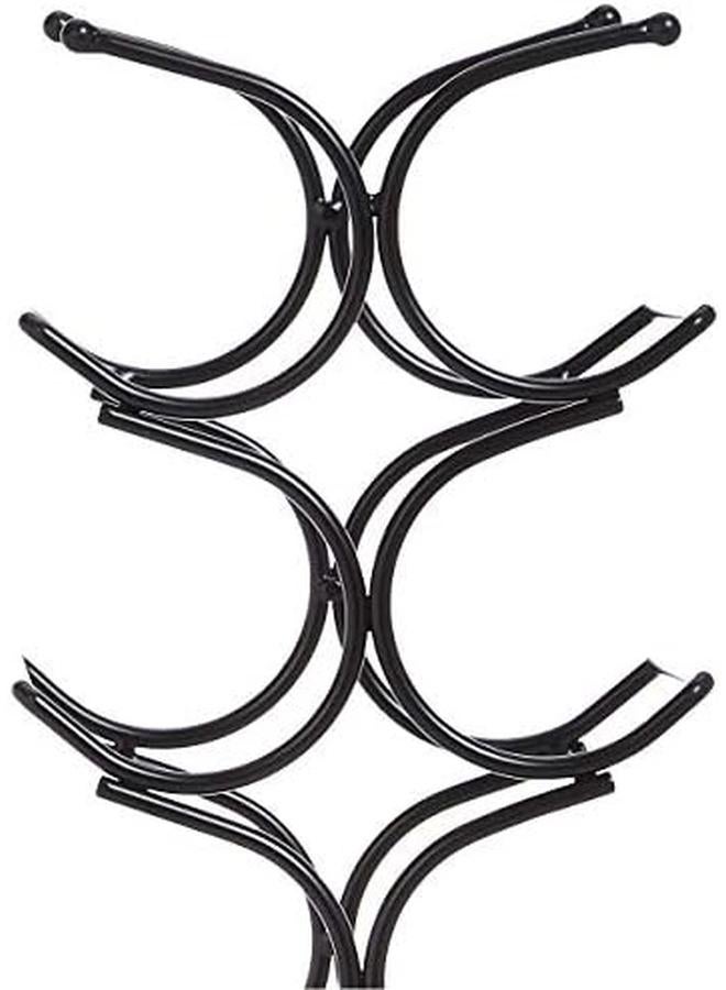 Wine Rack For 12 Bottles Black - Image 4
