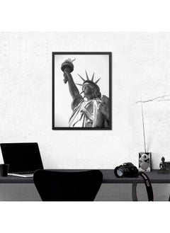 ONE WALL ONE WALL Tempered Glass 18x24 Poster Frame, Black Wood Photo Picture Frame for Wall Vertically or Horizontally Display - Mounting Hardware Included  - Image 4