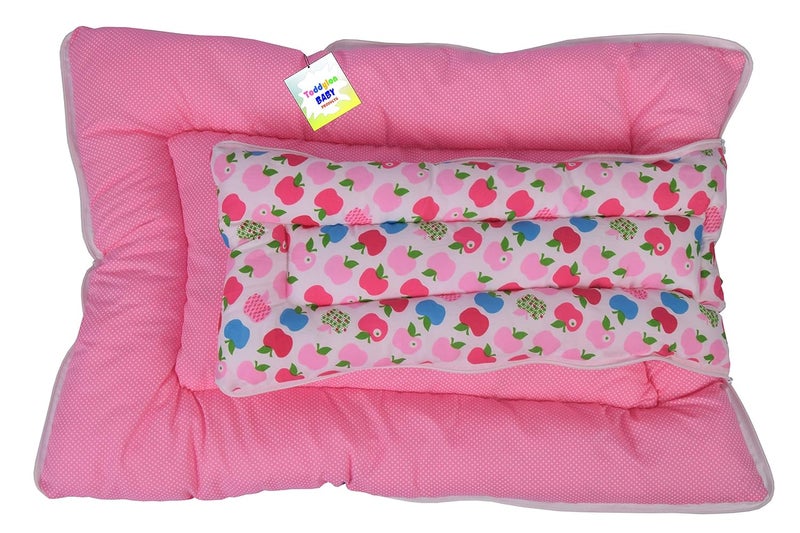 Toddylon Baby Bags Baby 3 in 1 Baby Bed | Baby Wrapper | Holder | Newborn Baby Boys Girls | Wearable Blankets | Cotton (0-6 Months) Pink - Image 3