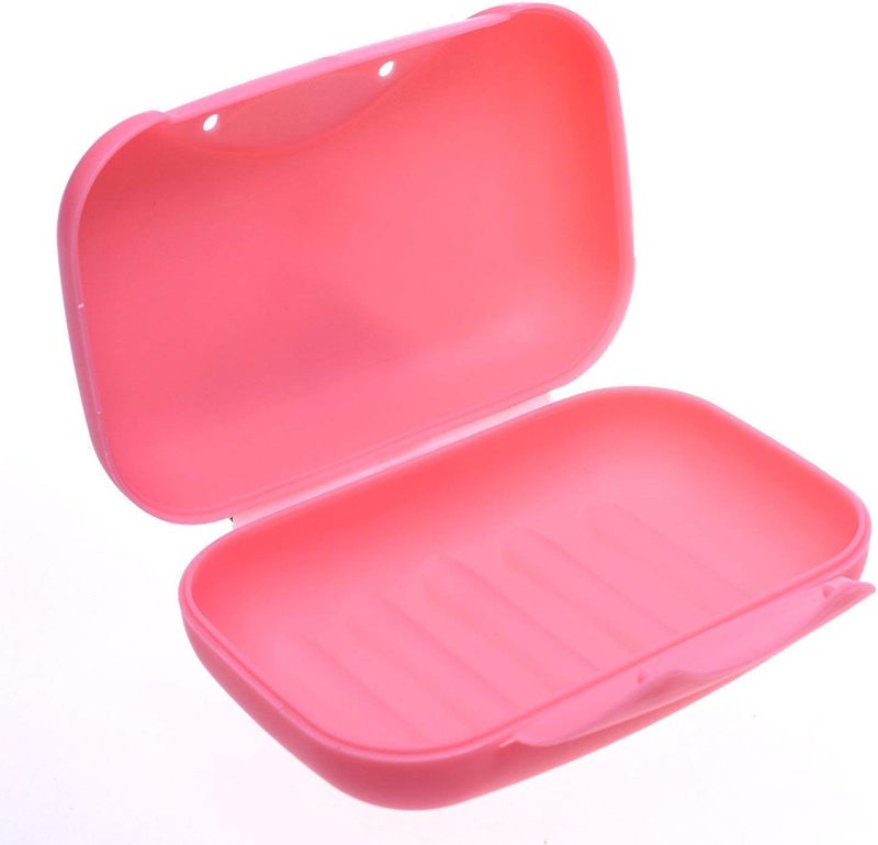 Gugzy Portable Waterproof Leakproof Travel Soap Case: Convenient Holder for Outdoors, Camping, and Home Use | Durable Soap Holder (Pink, 1) - Image 2