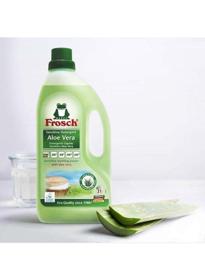 Frosch Dishwashing Liquid Aloe Vera 1.5 L - Gentle and Effective Cleaning with Aloe Vera Extract - Image 2