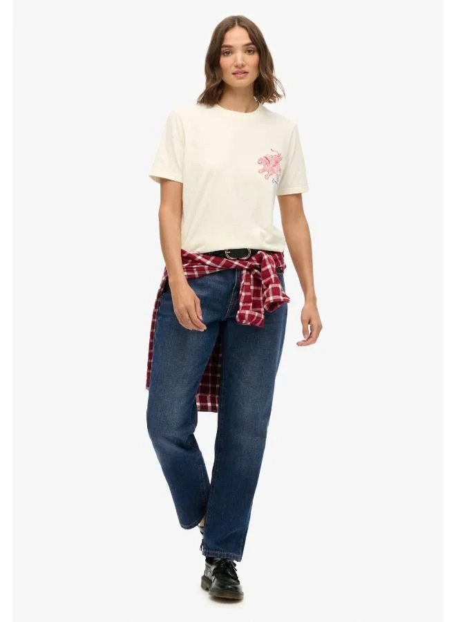 Superdry  Tokyo Narrative Relaxed T-Shirt for Women | Best Price UAE