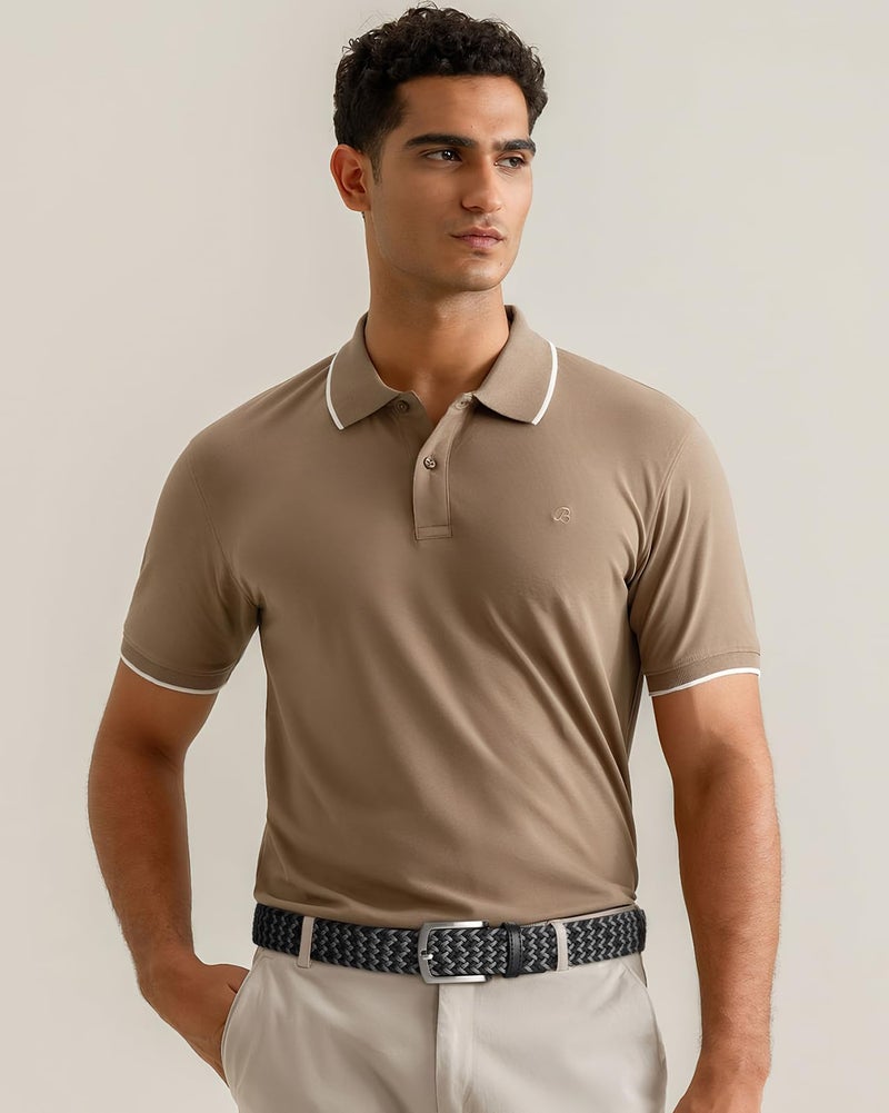 BOSTANTEN Stretch Belts for Men Braided Woven Belts Men 1 3/8", Gift for Golf Pants Casual Shorts Jeans - Image 2