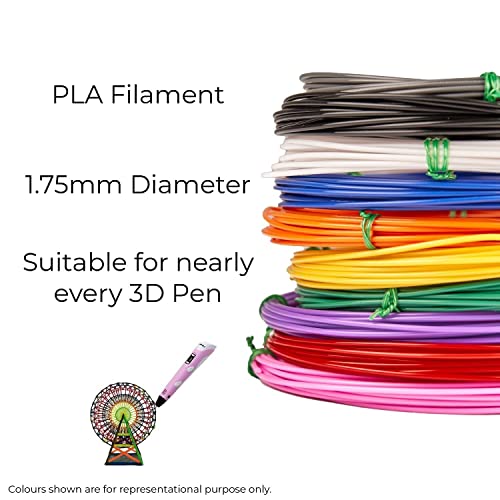 Camin PLA Filament 5m Each Set of 20 | 3D Pen PLA | 3D Pen filaments| 3D PLA Filaments | 3D Pen Wires 5m Each - Image 5