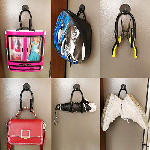 Pmsanzay 2/PK Magnetic Hooks, Strong Magnet Hooks Magnetic Hanger for Cowboy Hat, Hard hat, Cords,Tools,Bags,Towels, Shoes, Toys, Umbrella, Cap,etc - No Scratches to The Surface - Image 5