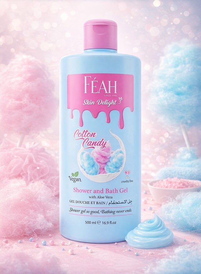 فياح غسول الجسم فيا برائحة حلوى القطن 500 مل - جل استحمام برائحة حلوة - Image 4