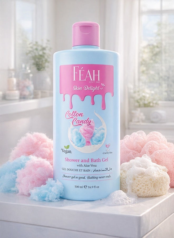 فياح غسول الجسم فيا برائحة حلوى القطن 500 مل - جل استحمام برائحة حلوة - Image 2