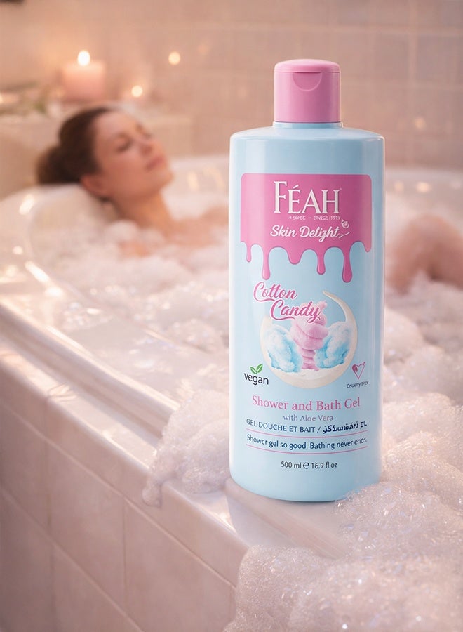 فياح غسول الجسم فيا برائحة حلوى القطن 500 مل - جل استحمام برائحة حلوة - Image 3