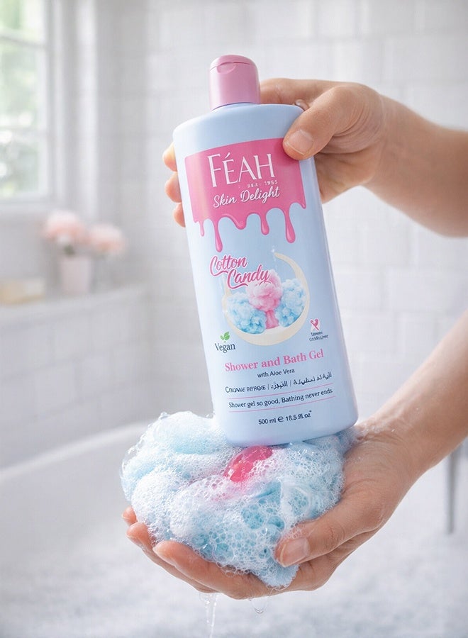 فياح غسول الجسم فيا برائحة حلوى القطن 500 مل - جل استحمام برائحة حلوة - Image 5