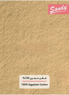Sandy Sandy 100% Cotton Luxury Bath Towel for Face, Ideal for Daily Use, Quick Dry, High Absorbent and Super Soft 70x40 cm, Camel  - Image 5