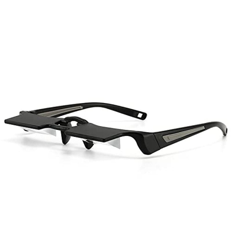 Prism Glasses 90-Degree Prism Optics Crystal Clear Viewing Lazy Glasses - No Neck Strain Bed Glasses for Lying Down Reading Tv Viewing Post-Surgery Recovery - Image 1