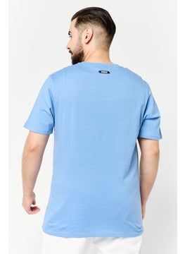 RBX Men Sportswear Fit Short Sleeve Outdoor T-Shirt, Blue  - Image 2