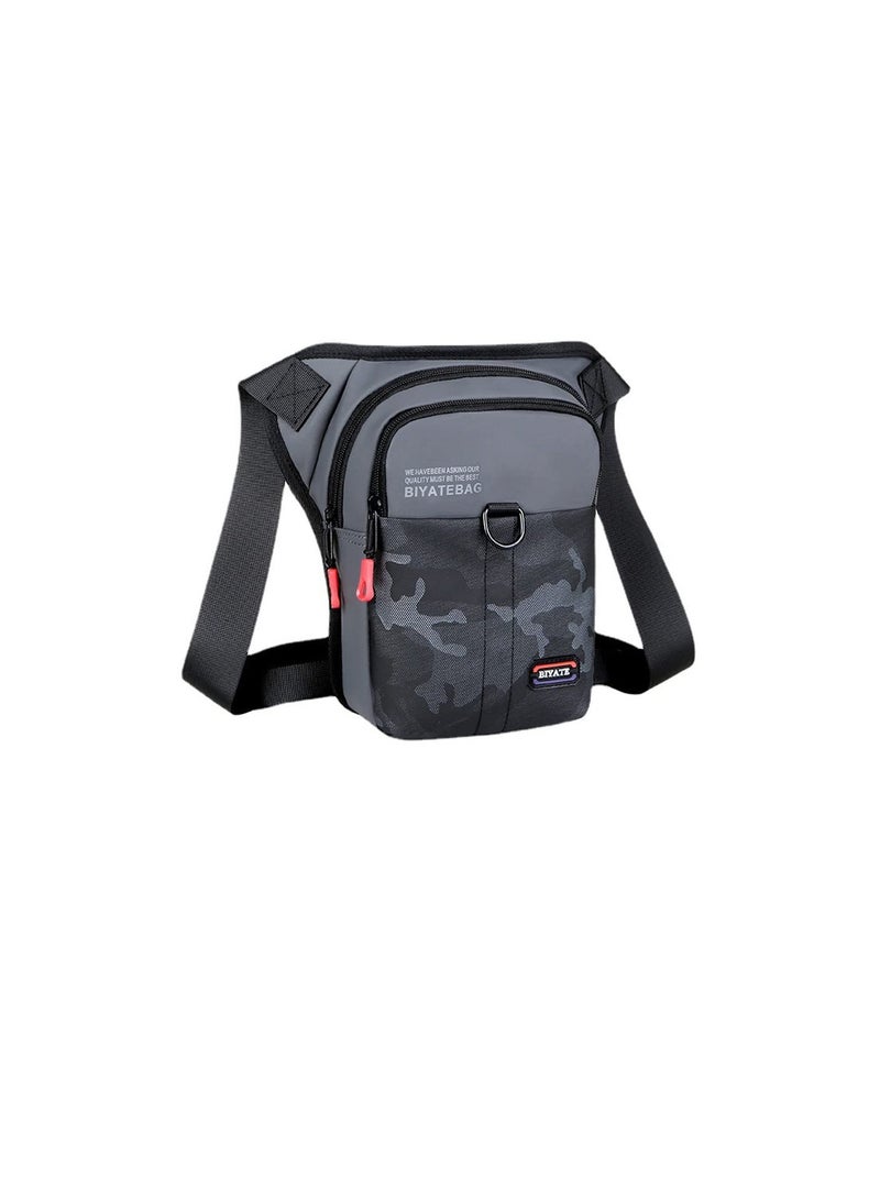 Excefore Men's Shoulder Bag, Travel Waist Bag, Waterproof Waist Leg Bag, Waist Bag for Hiking Cycling for Hiking, Travel & Outdoor Activities - Image 1