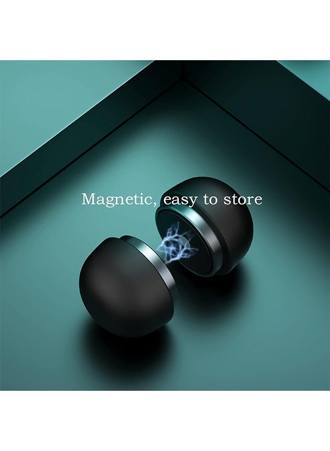 2 قرص رادياتير محمول ذو جذب مغناطيسي، تثبيت سطح المكتب بطانة ليزي محمول، صغير محمول + سيليكون مضاد للانزلاق، حامل مريح، متوافق مع أجهزة الكمبيوتر المحمولة متعددة الأحجام (أسود) - Image 2