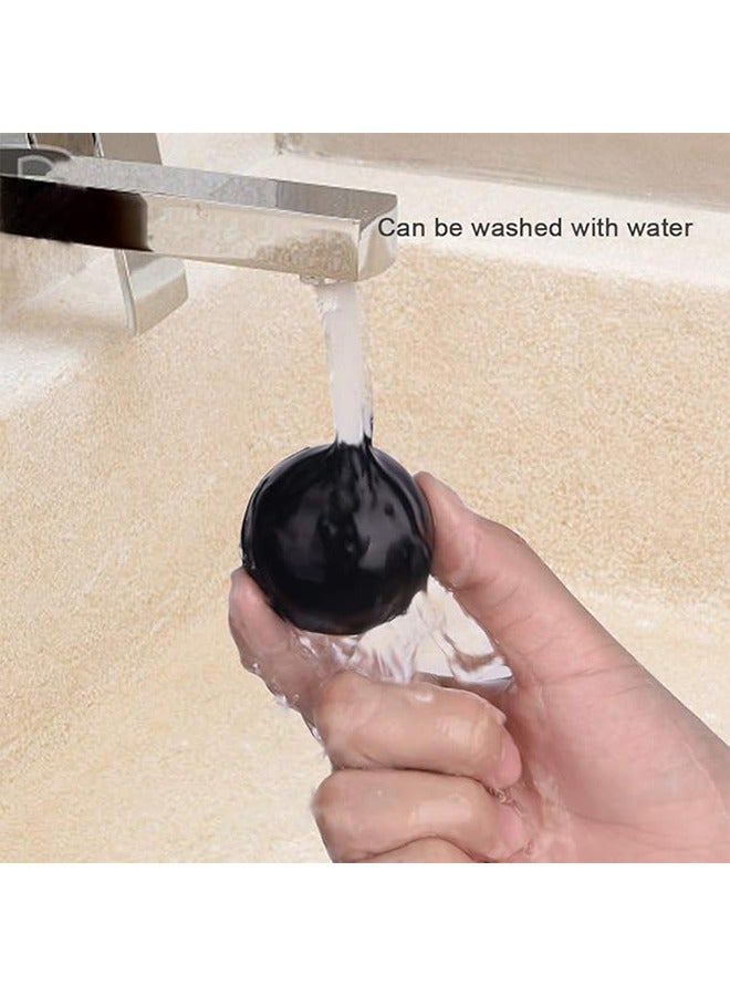 2 قرص رادياتير محمول ذو جذب مغناطيسي، تثبيت سطح المكتب بطانة ليزي محمول، صغير محمول + سيليكون مضاد للانزلاق، حامل مريح، متوافق مع أجهزة الكمبيوتر المحمولة متعددة الأحجام (أسود) - Image 3