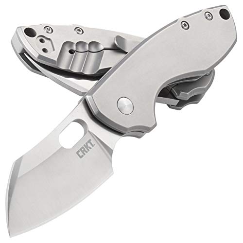 CRKT Pilar EDC Folding Pocket Knife: Compact Everyday Carry, Satin Blade with Finger Choil, Thumb Slot Open, Frame Lock Stainless Handle, Reversible Pocket Clip 5311 - Image 3