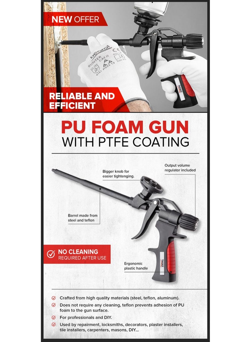 بيورول بندقية رغوة البولي يوريثين مع طلاء Ptfe - Image 4