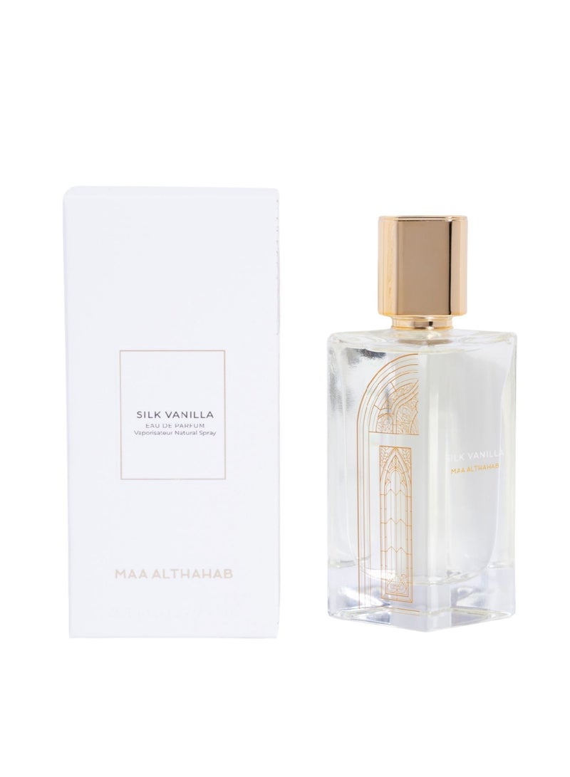 ماء الذهب ماء  الذهب  | سيلك فانيلا | أو دو بارفان | عطر فانيليا ثابت يدوم طويلاً وبرائحة جذابة | 75 مل | للنساء اللواتي يعشقن الدفء والأناقة - Image 2