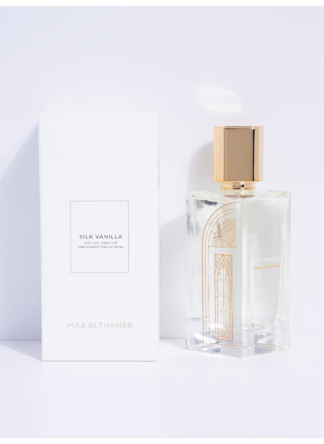Maa Althahab MAA ALTHAHAB | Silk Vanilla EDP | Long-Lasting & Sensual Vanilla Scent | 75 ML | For Women Who Love Warmth & Elegance  - Image 2