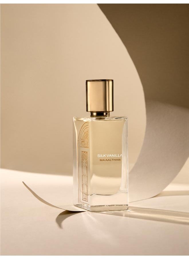 Maa Althahab MAA ALTHAHAB | Silk Vanilla EDP | Long-Lasting & Sensual Vanilla Scent | 75 ML | For Women Who Love Warmth & Elegance  - Image 3