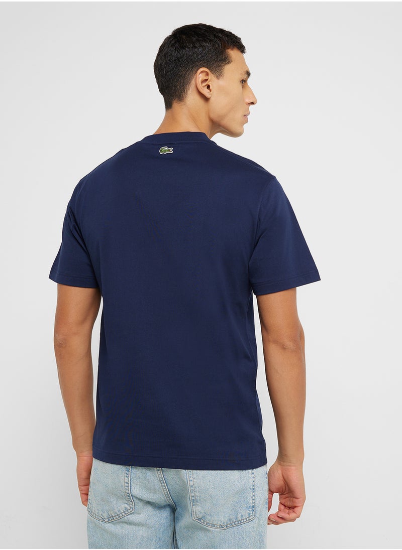 LACOSTE Logo Crew Neck Short Sleeve T-Shirt  - Image 2