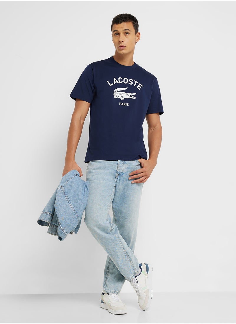 LACOSTE Logo Crew Neck Short Sleeve T-Shirt  - Image 4