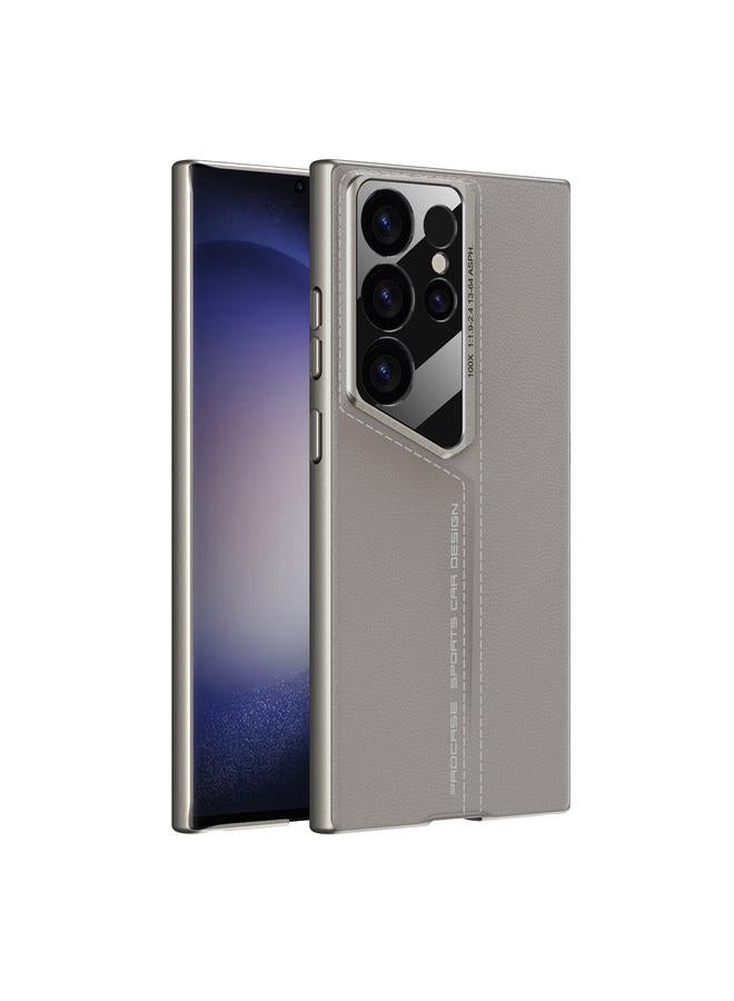 Case For Samsung Galaxy S23 Ultra 5G Blade Ultra-thin Leather Full Coverage Phone Case