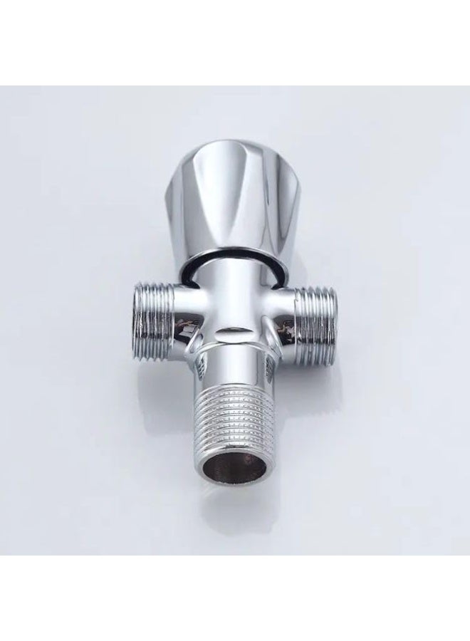 Vaultex Double Angle Valve Chrome – Brass Construction, Durable & Stylish Water Control Valve, Ideal for Home & Commercial Use, Easy Installation - Image 3