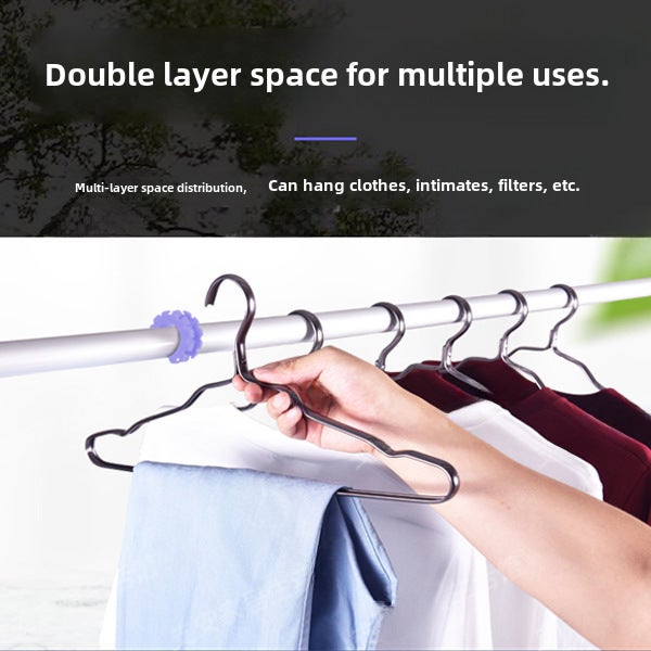 Silicone Laundry Rod Clips Anti-Drop Hanging Hooks Red 