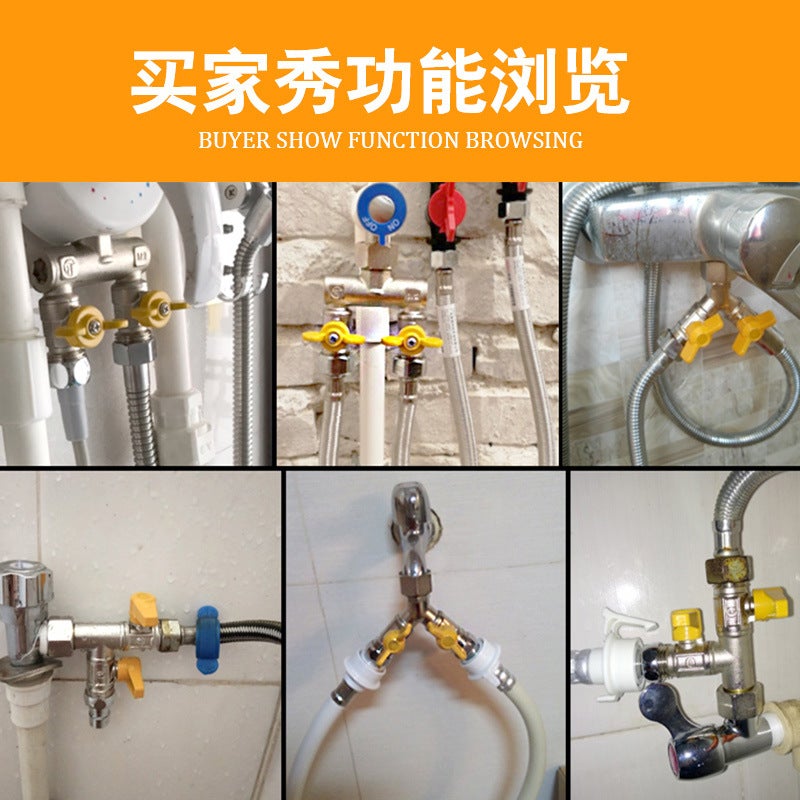 Multiport Brass Manifold Valve with Switch - Image 4
