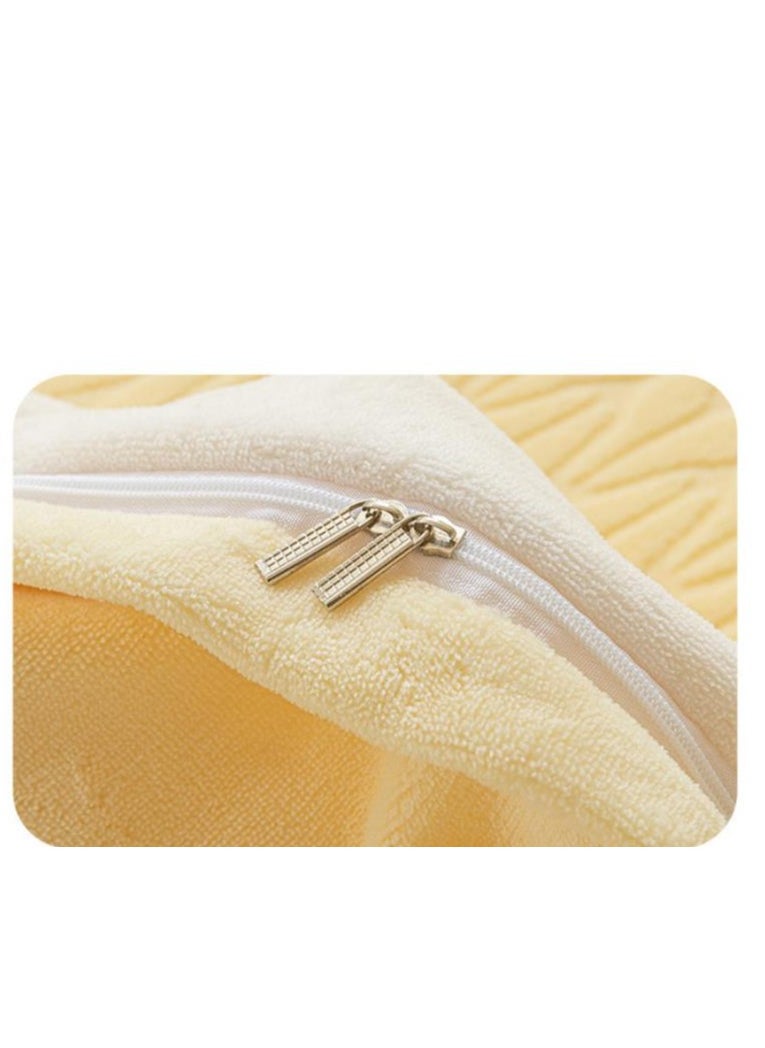 Generic Fitted Sheet Style — ﻿ Carved Velvet Cloth Embroidered Wide Edge Milk Velvet Four Piece Bedding Set  - Image 4