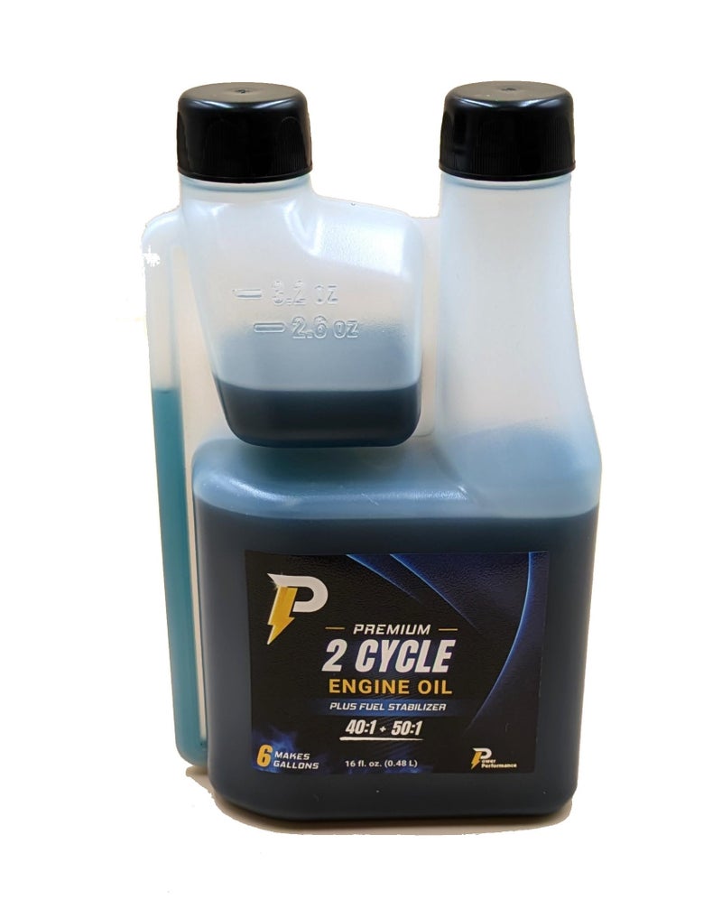 Power Performance Premium 2-Cycle Oil 16oz Easy to Measure Bottle - Image 1