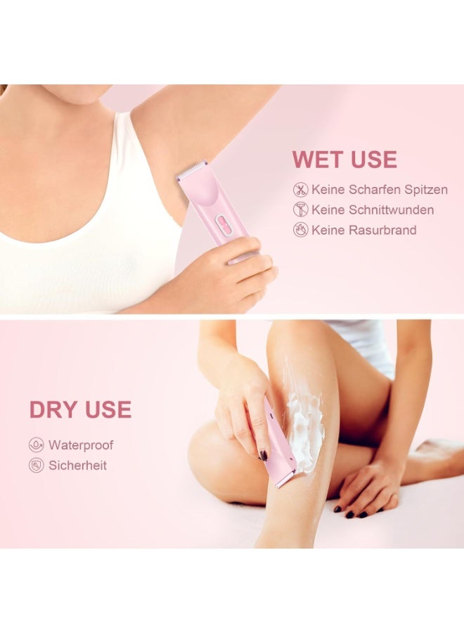 2-in-1 hair removal machine for face, legs, and arms with a waterproof trimmer head - Image 5