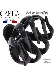 CAMILA Paris Ad705 French Octopus Hair Clip For Women Thick Hair For Long Curly Wavy Hair, Girls Hair Claw Clips, Durable Styling Big Claw Clip For Thick Hair, Strong Hold No Slip Grip, Made In France  - Image 2