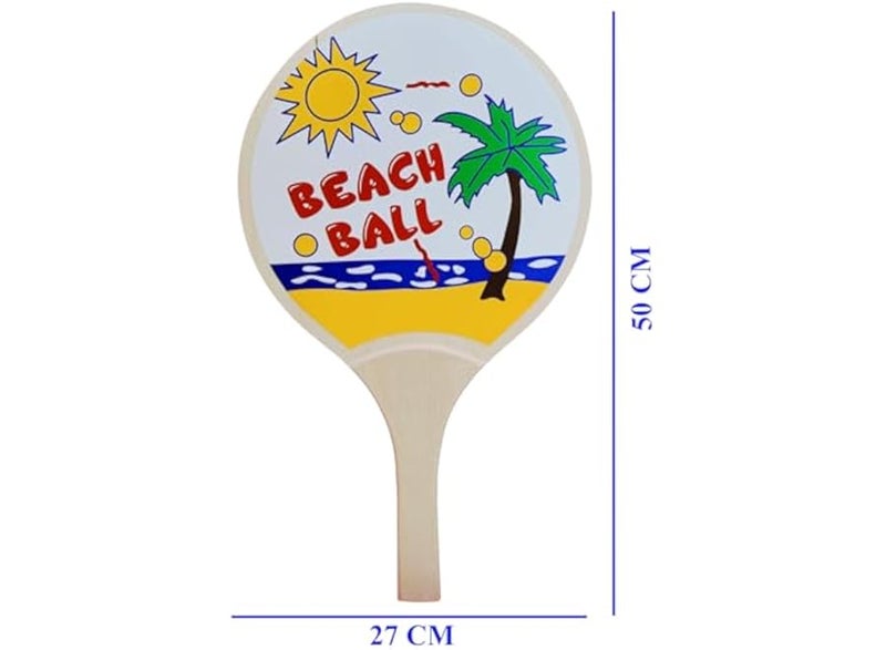 Wooden beach tennis rackets (various designs) - Image 3