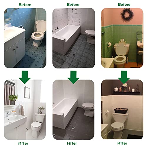NADAMOO Tub and Tile Refinishing Kit (1kg / 35 oz, with tools), Bathtub Sink Countertop DIY Paint Kit for Bathroom Kitchen Porcelain Fiberglass, Semi-gloss White Coat - Image 4