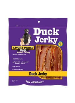 Savory Prime Savory Prime 400 Natural Duck Jerky Dog Treats, 8 Oz 