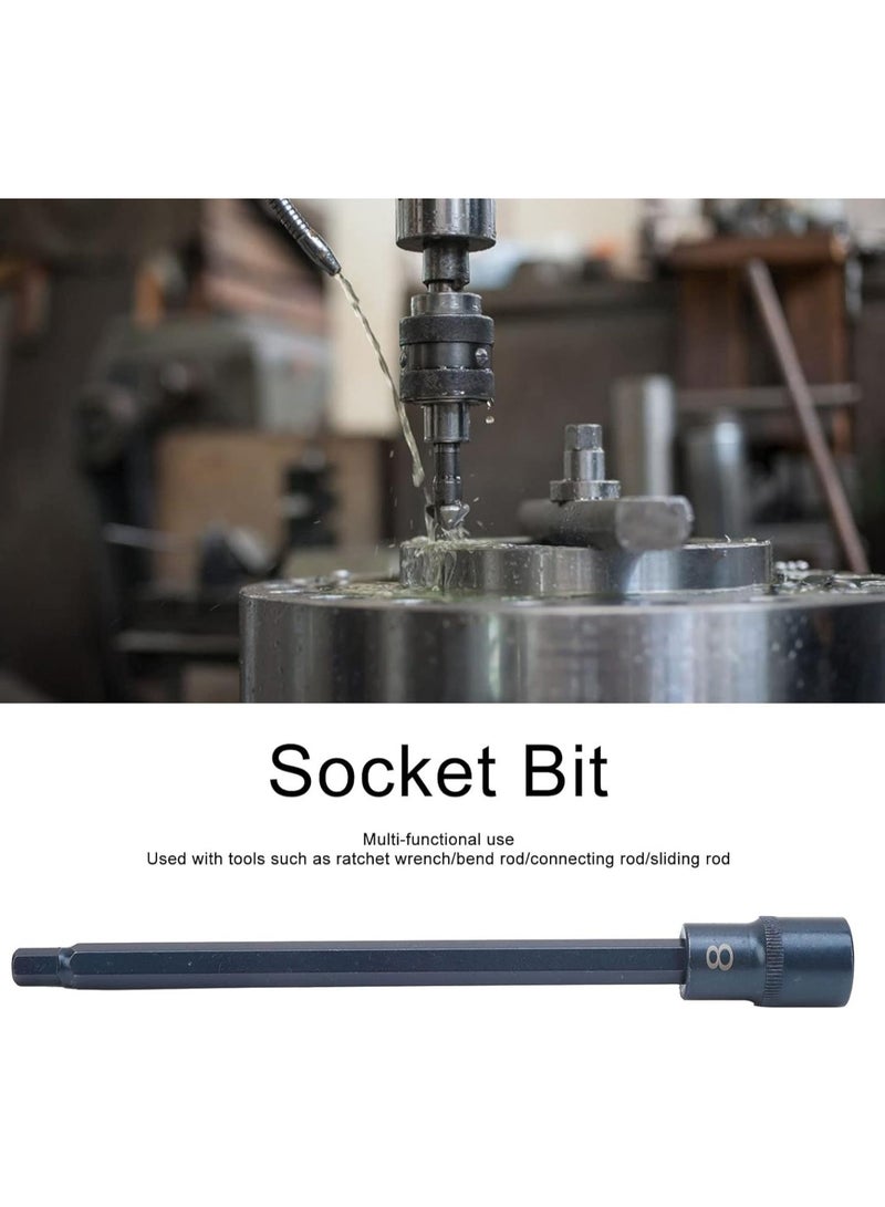 GGOOT Socket Bit Hex Square Quick Wrench S2 Alloy Steel Bluing Hand Tools for Hardware - Image 3