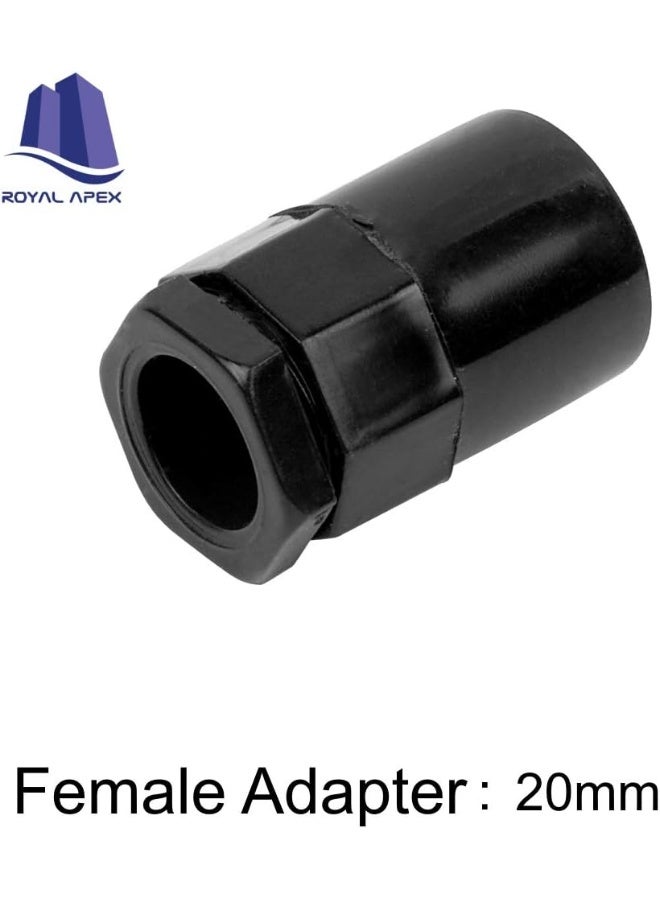 Royal Apex Pvc Electrical Conduit Pipe And Fittings For Indoor And Outdoor Electrical Wiring And Cabling Pack Of 10 20Mm Adapter - Image 2