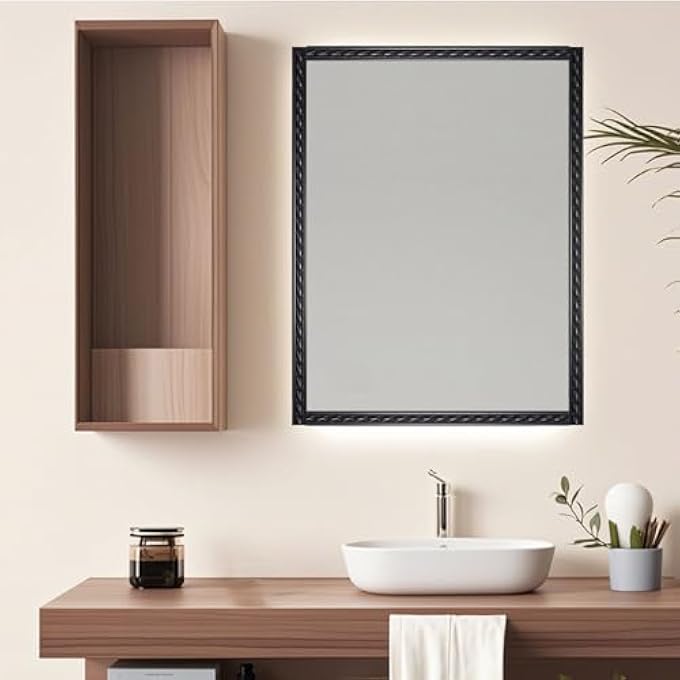 BLACK FLEXIBLE MOULDING, 3M SELF ADHESIVE PEEL AND STICK CEILING MOLDING, CABINET EDGE, MIRROR PHOTO FRAME TRIM, PVC WALL BACKGROUND DECOR 3D CROWN MOULDING STRIP, 2CM - Image 3