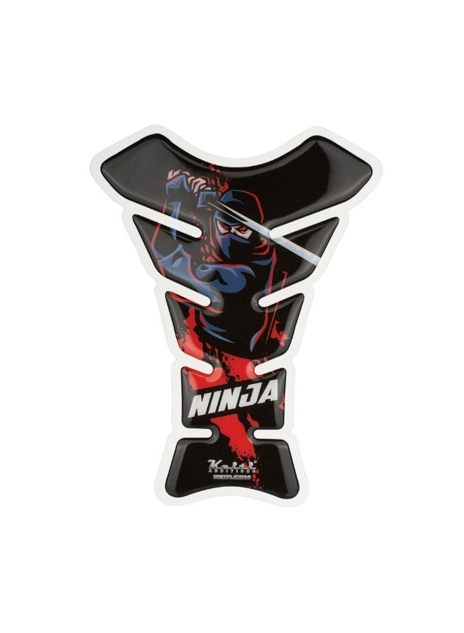 KEITI KT8700 Carbon Fiber Motorcycle Universal Fit 3D Tank Pad - Image 1