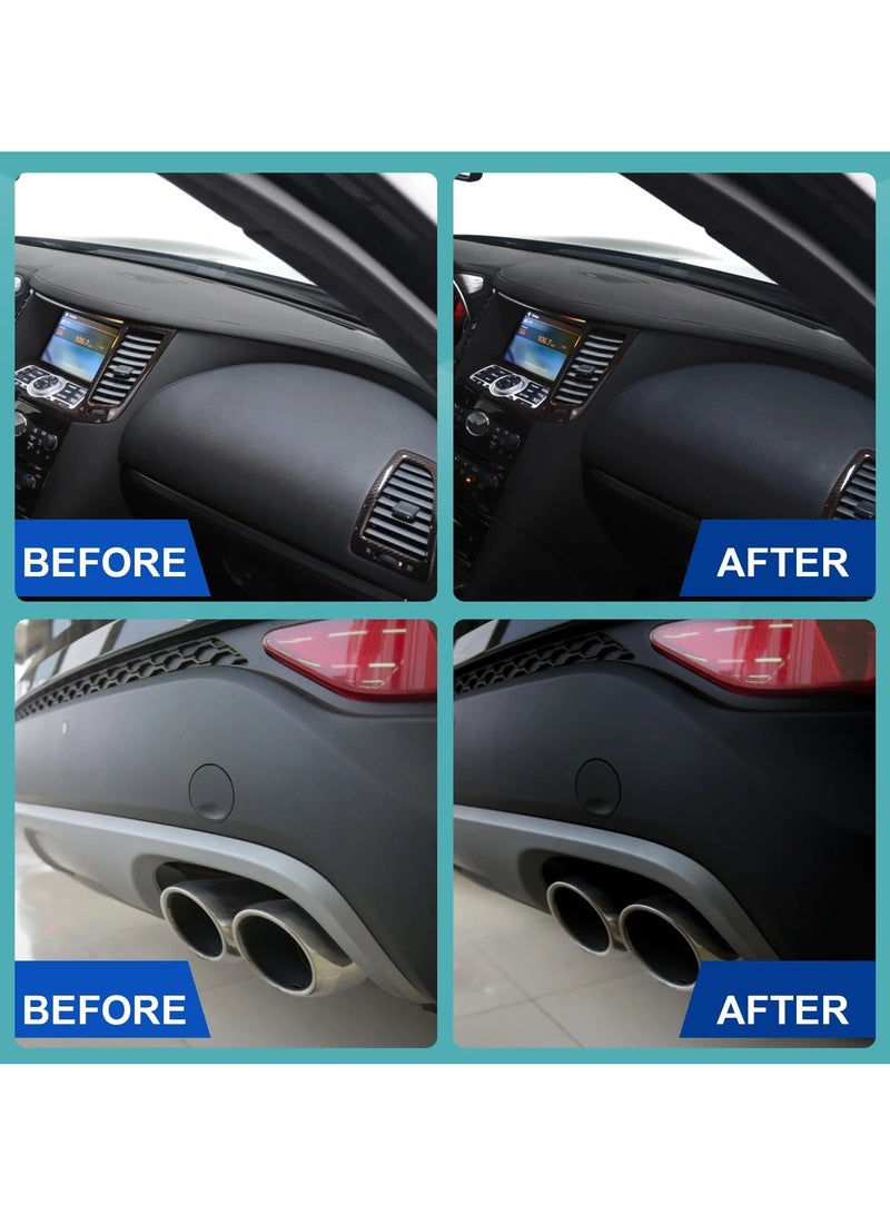 OUHOE Car Plastic Parts Refurbish Agent, Multipurpose Plastic Revitalizing Coating Agent, Durable Automotive Interior Cleaning Agent, Auto Polish And Repair Coating Renovator For Car Detailing, (30ml )  - Image 2