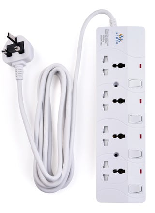 4 Way 3 Meter Extension Cord Power Cord Power Strip with Switch AK144 and 3 Meter Cord - pzsku/ZD09BE6C73B5B81B7A99AZ/45/_/1716037954/7bf6c03b-3b3a-4b8b-b1a1-0653f6629f99