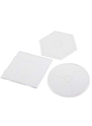 3Pcs 5Mm Fuse Beads Boards Large Clear Pegboards Kits Hexagon & Square & Round With Gift 4 Lroning Paper (Wa3 Z2) - pzsku/ZD09BEA67A1B9AA54282BZ/45/_/1724480125/b7c71d64-8531-400d-b380-8229a3b1b884
