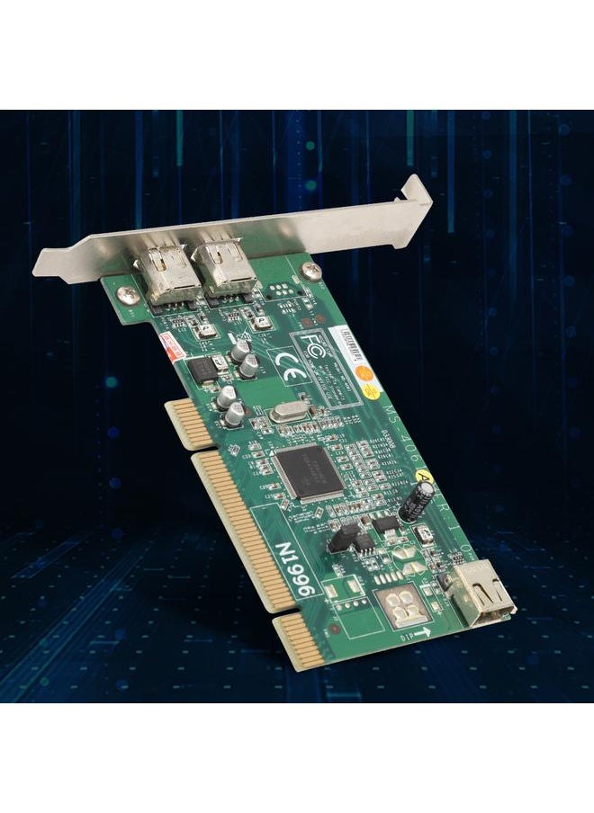 Thoraya - For TSB43AB23 Master Chip 3 Port PCI 1394 Firewire Card Video Capture Card - Image 1