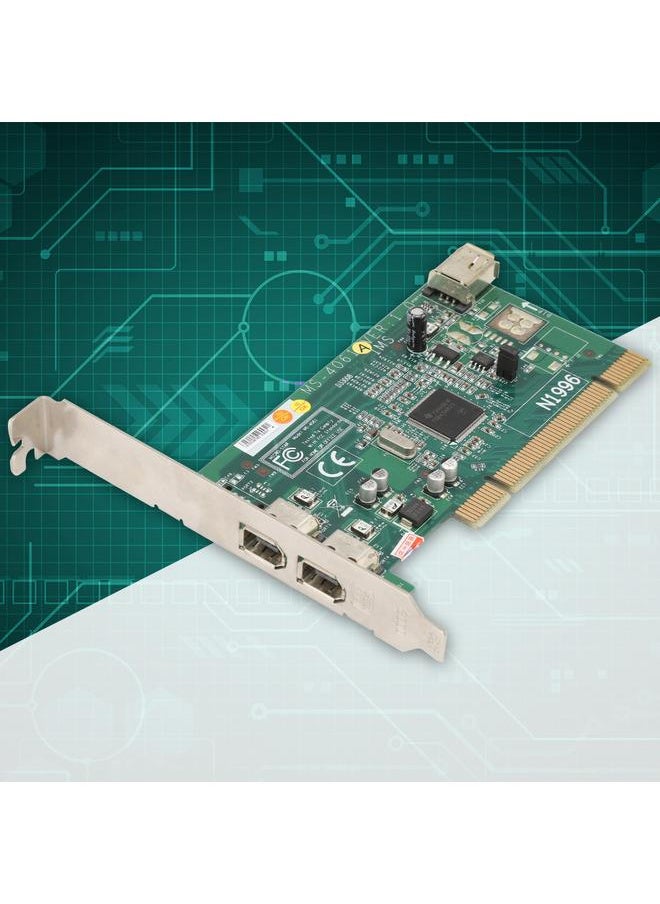 Thoraya - For TSB43AB23 Master Chip 3 Port PCI 1394 Firewire Card Video Capture Card - Image 1