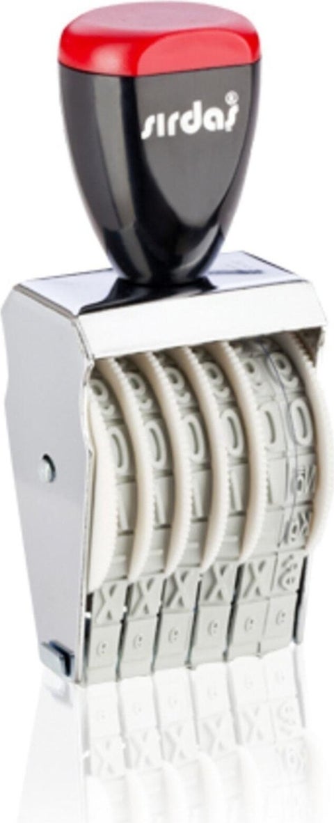 Local Confidant 1596 Numerator Manual Dial 6 Digit 9 mm