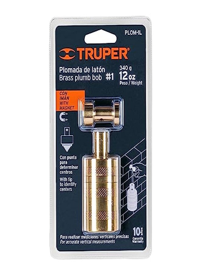 Truper PLOM-1L, Brass plumb, center ground, #1 - Image 4