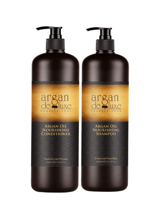 أرغان ديلوكس مجموعة شامبو وبلسم أرجان ديلوكس 1000 مل