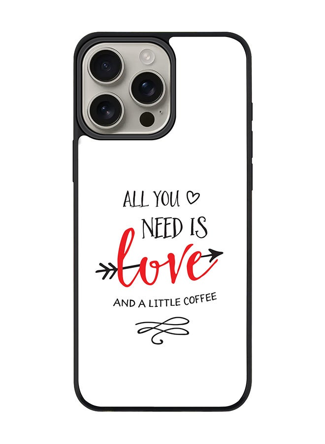 Stylizedd For iPhone 16 Pro Max Case [Compatible with MagSafe] Slim Magnetic cover Phone Case iPhone 16 Pro Max -All You Need Is A Little Love - Image 1
